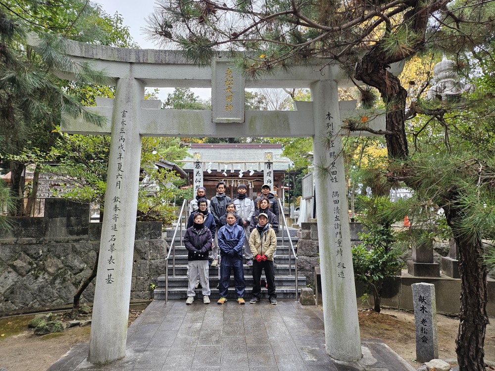 令和7年 地元神社の清掃活動